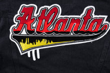 Load image into Gallery viewer, Hip Hop 50 "Atlanta" Black Denim Jacket