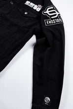Load image into Gallery viewer, Hip Hop 50 "Oakland" Black Denim Jacket