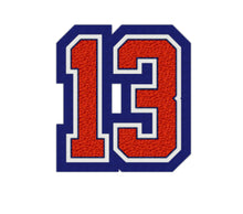 Load image into Gallery viewer, Queens (Burnt Orange & Blue ) & 13 Patch