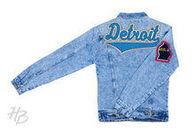Load image into Gallery viewer, Columbia Blue “Detroit” Denim Jacket
