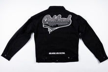 Load image into Gallery viewer, Hip Hop 50 "Oakland" Black Denim Jacket