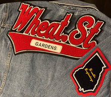 Load image into Gallery viewer, "Wheat Street Gardens" Denim Jacket