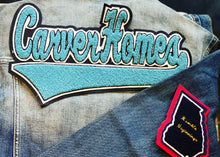 Load image into Gallery viewer, Columbia Blue “Carver Homes” Denim Jacket