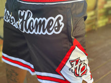 Load image into Gallery viewer, Black & Red "Bowen Homes" Shorts