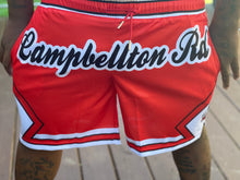 Load image into Gallery viewer, Red & Black "Campbellton Road" Shorts