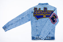 Load image into Gallery viewer, Royal Blue & Gold “Baton Rouge” Denim Jacket