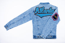 Load image into Gallery viewer, Columbia Blue "Atlanta" Custom Denim jacket