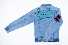 Load image into Gallery viewer, Columbia Blue “Carver Homes” Denim Jacket