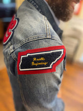 Load image into Gallery viewer, Lane College Denim Jacket