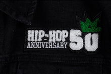 Load image into Gallery viewer, Hip Hop 50 &quot;Boston&quot; Black Denim Jacket
