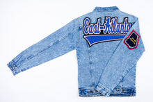 Load image into Gallery viewer, Blue &amp; Burnt Orange &quot;East Atlanta&quot; Humble Beginnings Jacket
