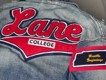 Load image into Gallery viewer, Lane College Denim Jacket
