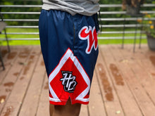 Load image into Gallery viewer, Royal Blue &amp; Red &quot;Westside” Shorts
